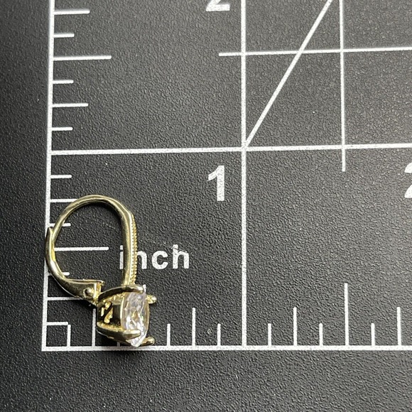 Tabitha Webb Gold Over Sterling Silver Cubic Zirconia Drop Earrings In Box - Picture 6 of 6